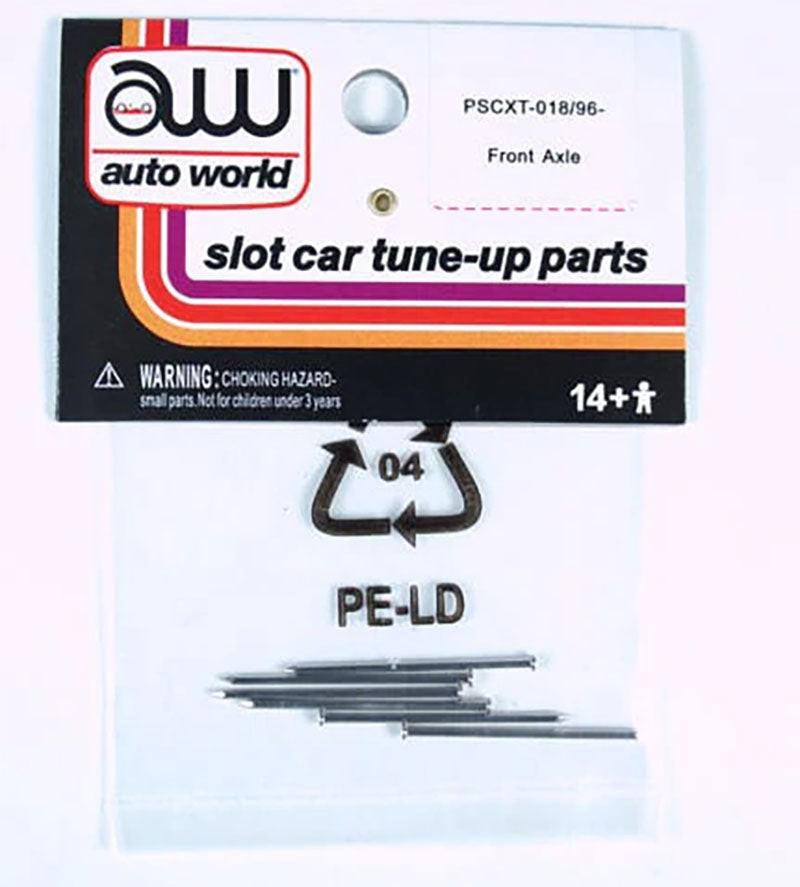 Auto World XTraction Chassis Parts Front Axle 6pk Ho Slot Car PSCXT-018