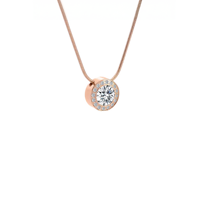 PT125RG B.Tiff Rose Gold Aŭreolo 1ct Pendant by B.Tiff New York