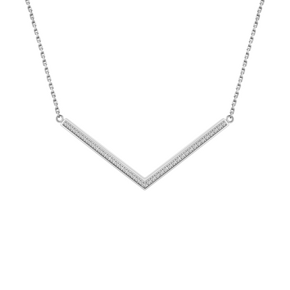 PT208W B.Tiff Pavé Viva Pendant Necklace by B.Tiff New York