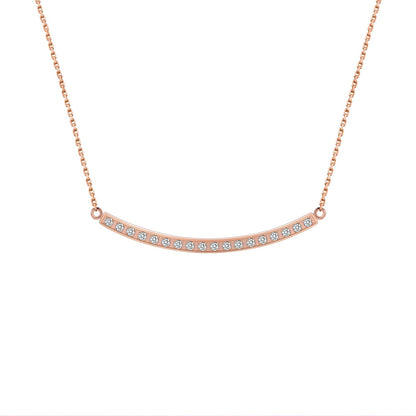 PT324B B.Tiff Black Mini "Smile" Adjustable Pendant Necklace by B.Tiff New York