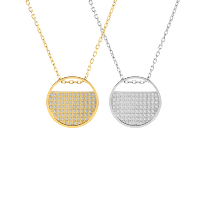PT500W B.Tiff Pavé Lune Pendant by B.Tiff New York