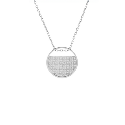 PT500W B.Tiff Pavé Lune Pendant by B.Tiff New York