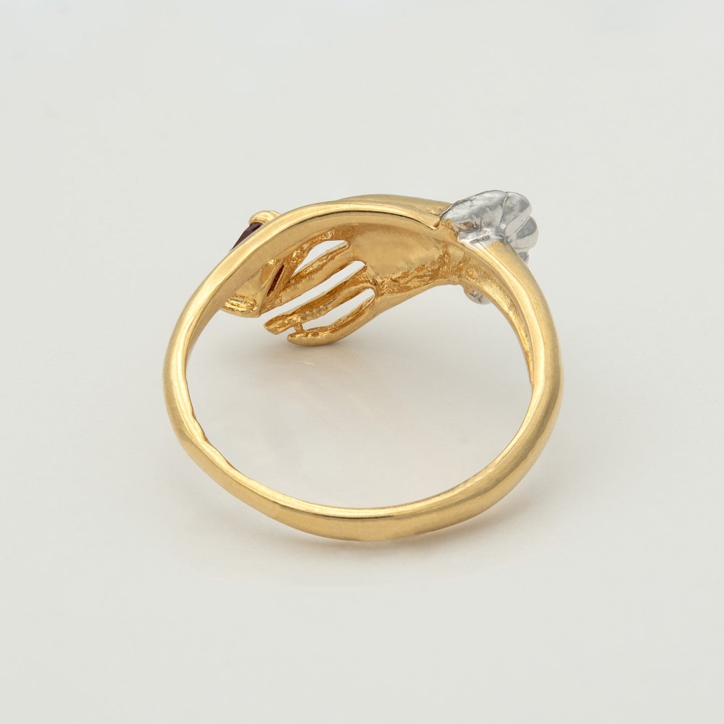 Vintage Austrian Crystals 18k Yellow Gold Matte or Polished Finish Made in USA by PVD Vintage Jewelry