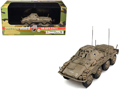 Sd.Kfz. 234/1 Armored Vehicle "6th Panzer Division Czechoslovakia" (1945) German Army 1/72 Diecast Model by Panzerstahl  free shipping USA