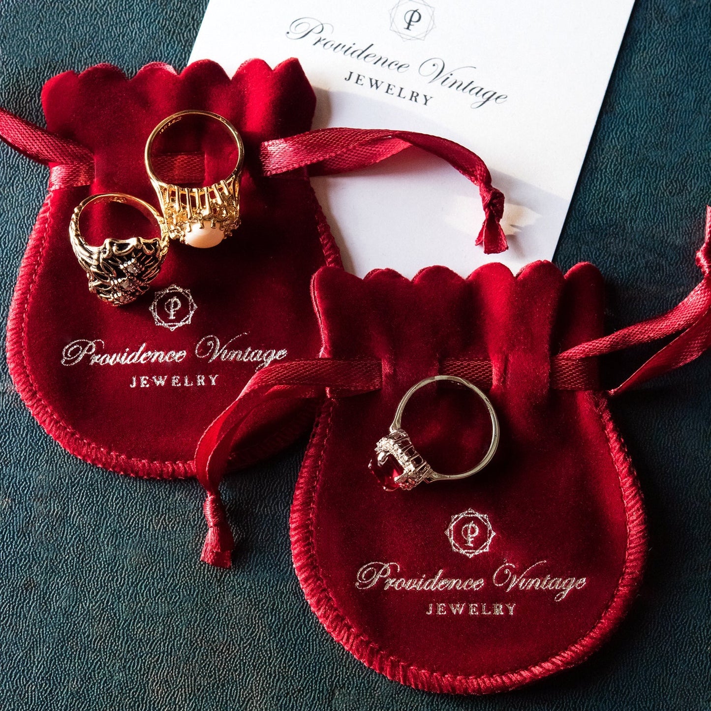FIVE FOR ONE -Mix of 5 Vintage/Antique Rings for Women We Select Per Your Specifications Made in America - Bulk Pack by PVD Vintage Jewelry