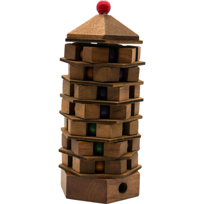 Pagoda Brainteaser Puzzle True Genius