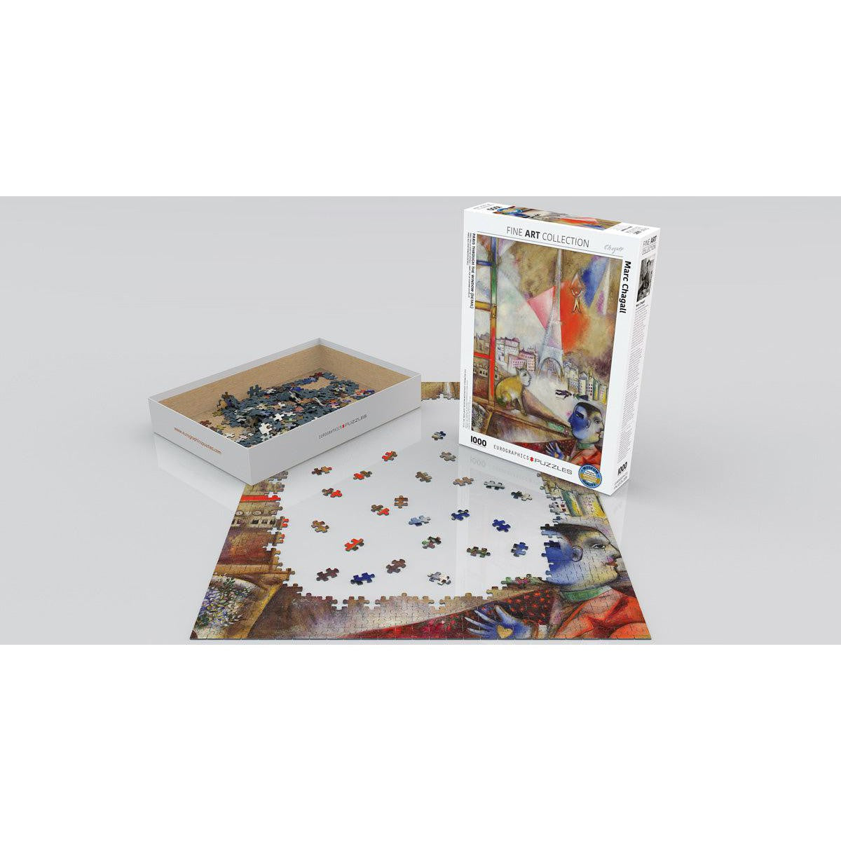 Paris through the Window (Detail) 1000 Piece Jigsaw Puzzle Eurographics