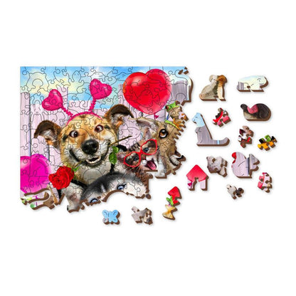 Party Time 150 Piece Jigsaw Puzzle Wooden City