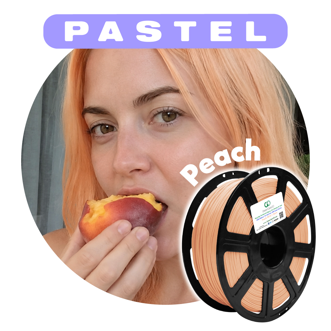 Peach: Recycled PET-G <mark>NEW!</mark> <em>Pastel</em>