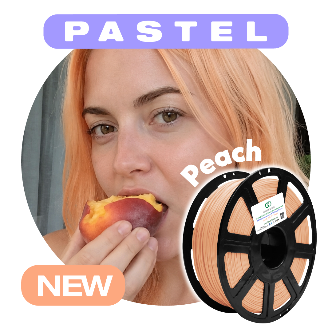 Peach: Recycled PET-G <mark>NEW!</mark> <em>Pastel</em>