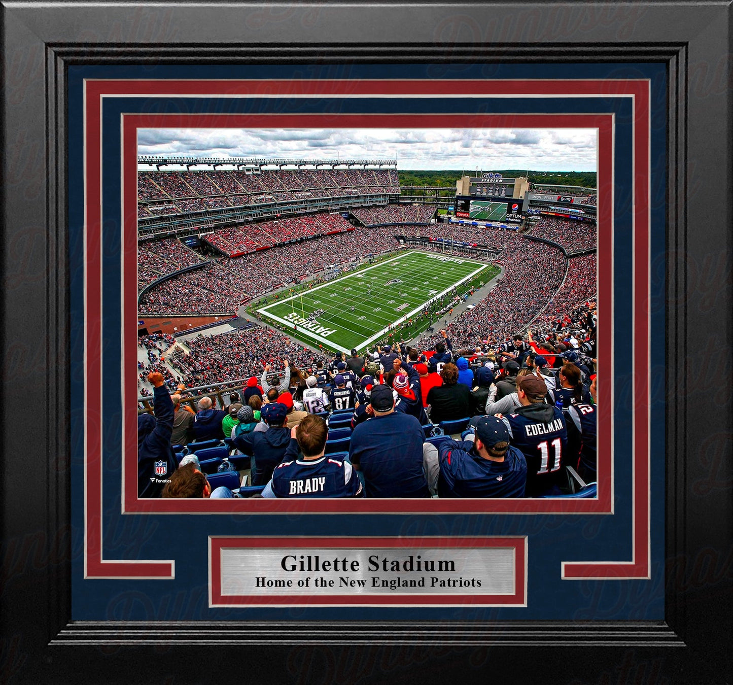 New England Patriots Gillette Stadium In the Crowd 8" x 10" Framed Football Photo