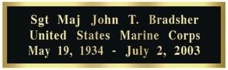 Personalized Name Plate Engraving Plate