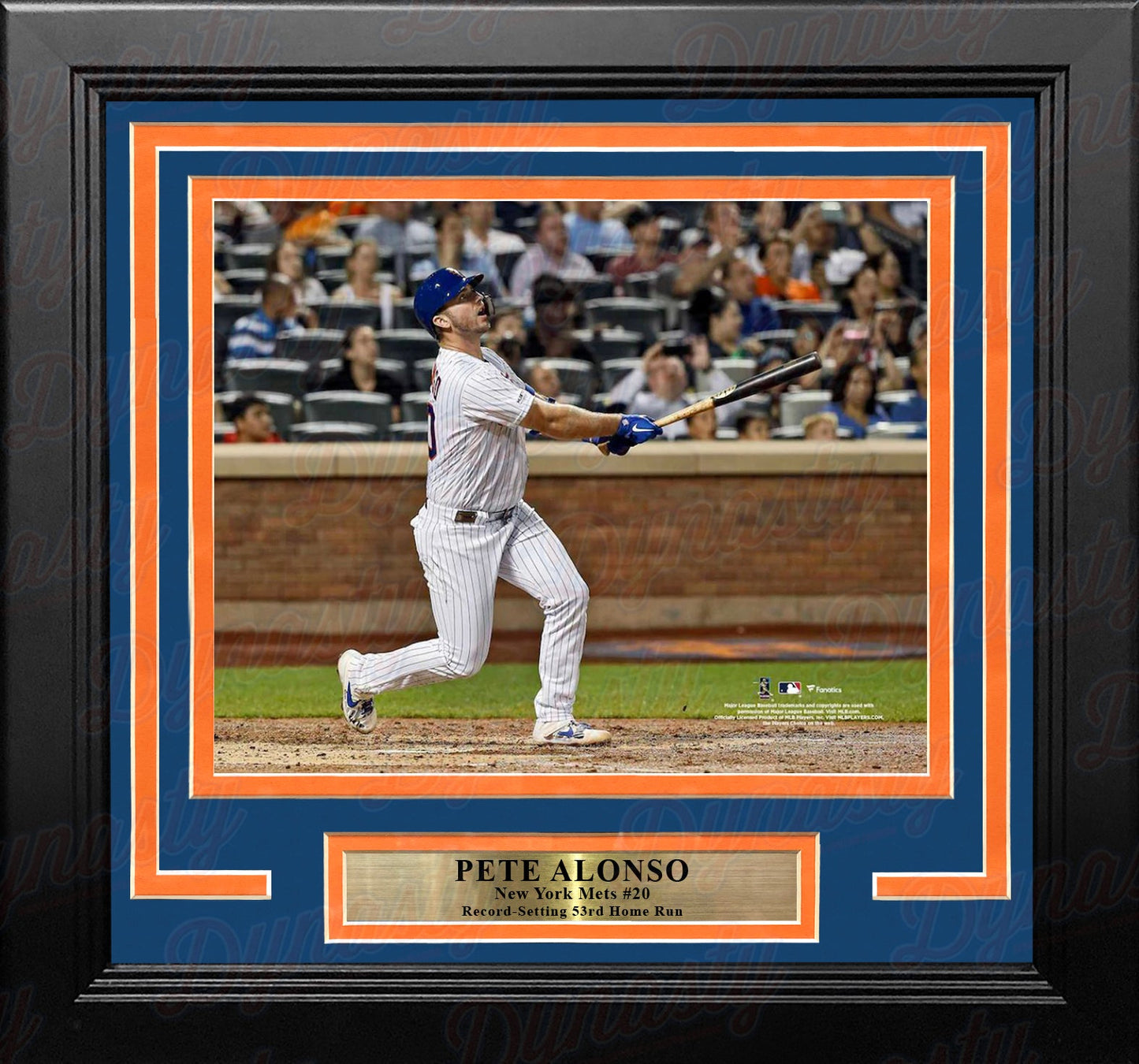 Pete Alonso Record-Breaking Home Run New York Mets 8" x 10" Framed Baseball Photo