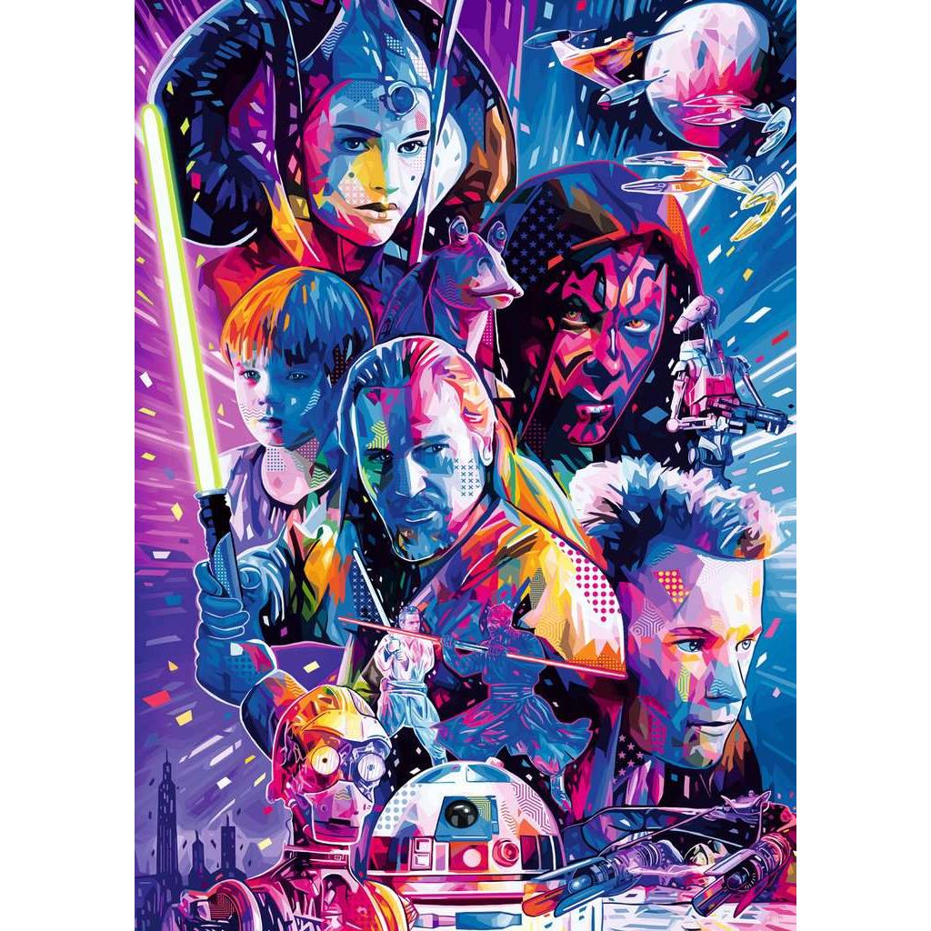 Phantom Menace "Star Wars Hyperspace" 500 Piece Jigsaw Puzzle Ravensburger