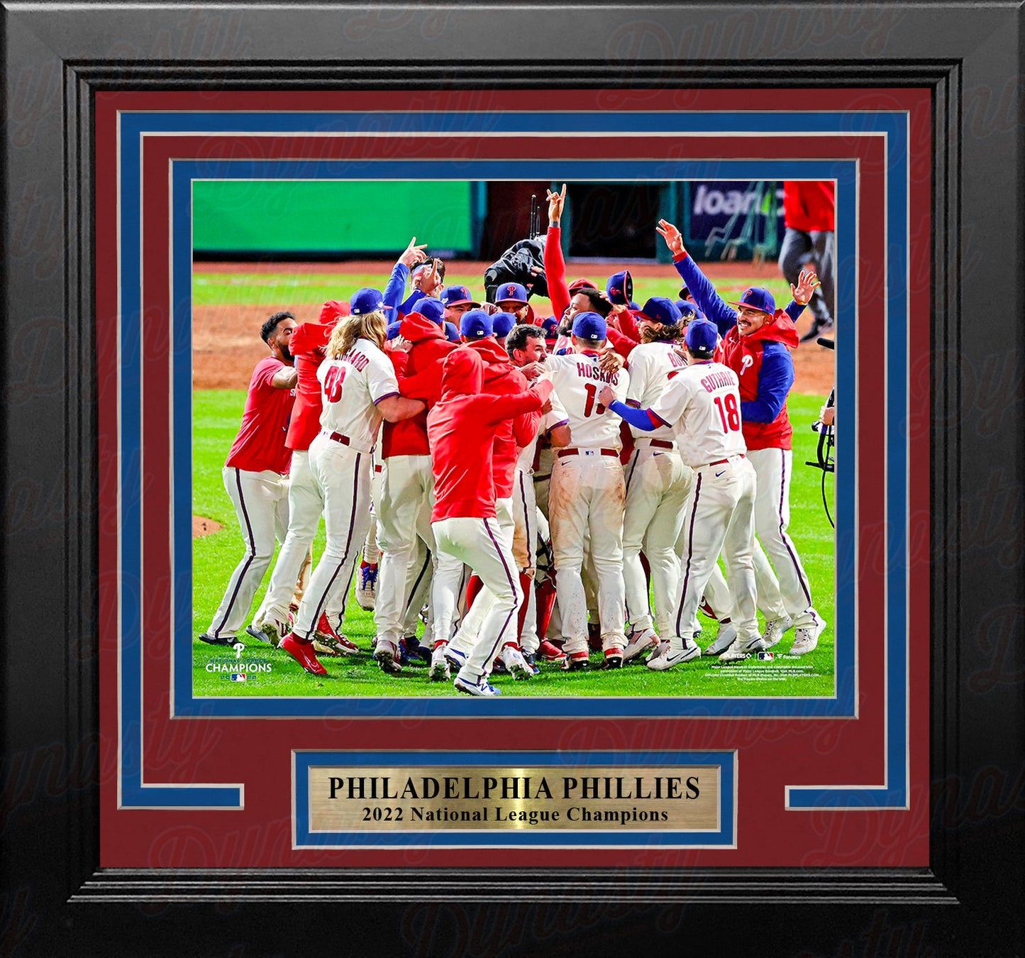 Philadelphia Phillies 2022 National League Champions Celebration 8" x 10" Framed Baseball Photo
