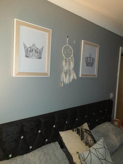 King & Queen Crown Couple Black Set Of 2 Bedroom Prints by WinsterCreations™ Official Store