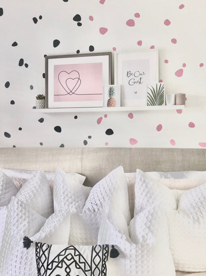 Assorted Shapes Wall Stickers Decal Bedroom Kids Nursery Dressing Room Home Decor Decal *Excludes Rose Gold & Chromes & Glitter Colours - ONE COLOUR/SHAPE PER A PACK by WinsterCreations™ Official Store