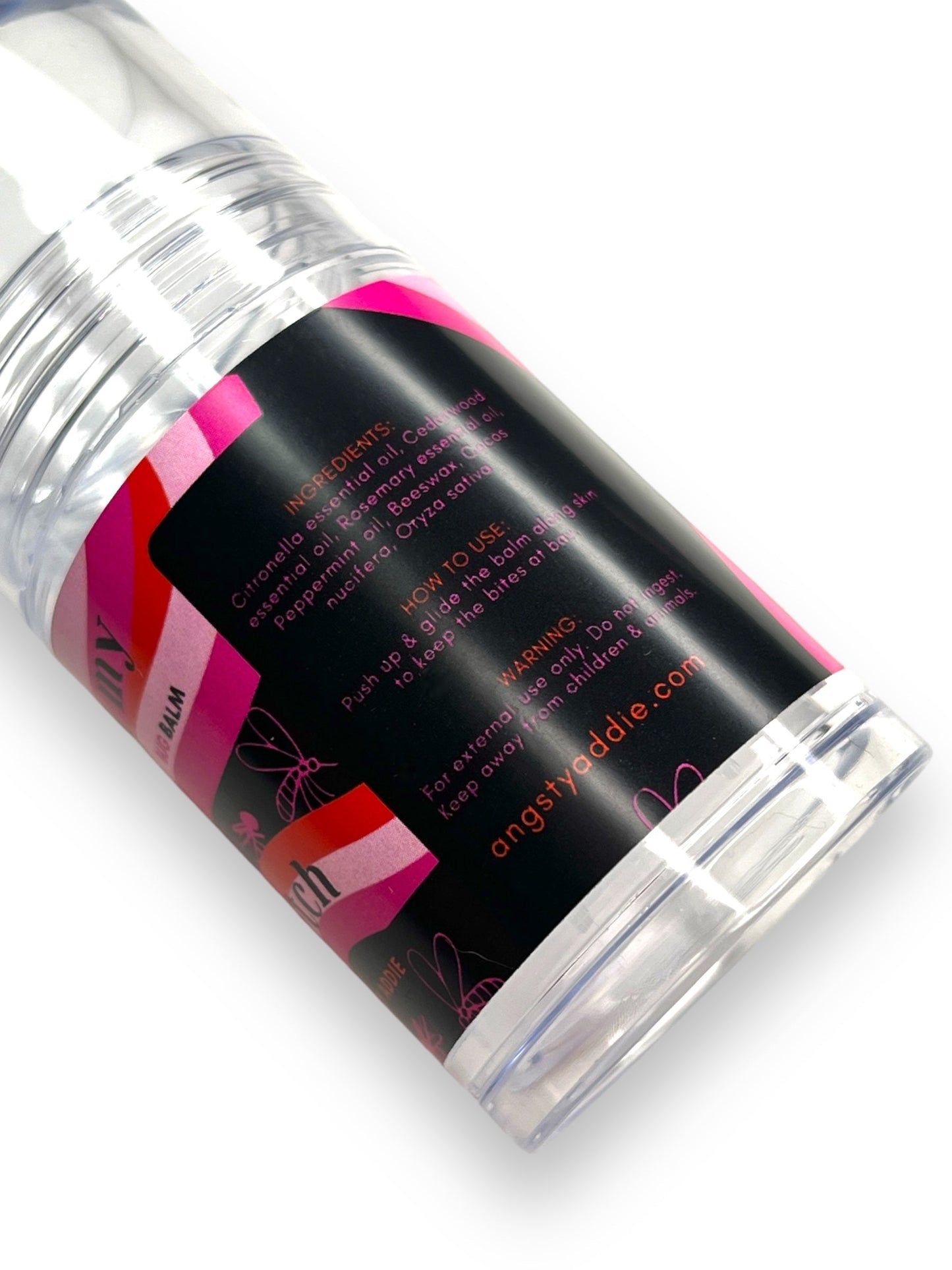Kiss My Itch all-natural bug repellent balm by Angsty Addie