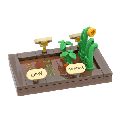 Planter Box - Garden - Custom Build -  Minifig Scale - Made Using LEGO® Parts