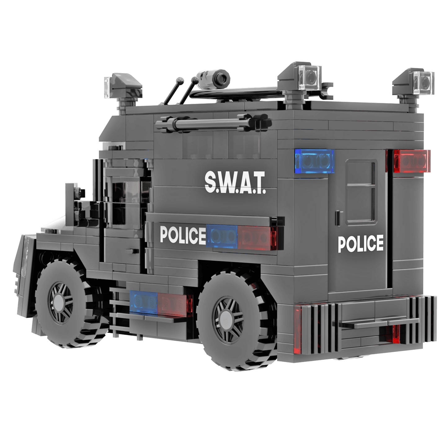 Police Armored S.W.A.T. Vehicle - Custom Building Set - Made Using LEGO® Parts