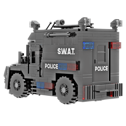 Police Armored S.W.A.T. Vehicle - Custom Building Set - Made Using LEGO® Parts
