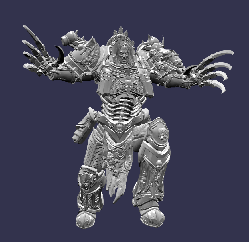 Boogeyman by 3DArtGuy 28/32mm scale, 50mm or 100mm, Miniature War Gaming Figure