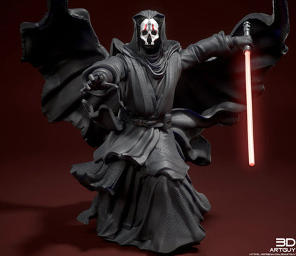 Darth Nihilus by 3DArtGuy 28/32mm scale, 50mm or 100m Miniature War Gaming Figure, Sci-fi, Proxy, Star Wars