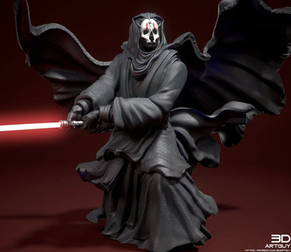 Darth Nihilus by 3DArtGuy 28/32mm scale, 50mm or 100m Miniature War Gaming Figure, Sci-fi, Proxy, Star Wars