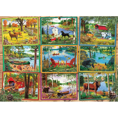 Postcards from Lake Country 1000 Piece Jigsaw Puzzle Cobble Hill