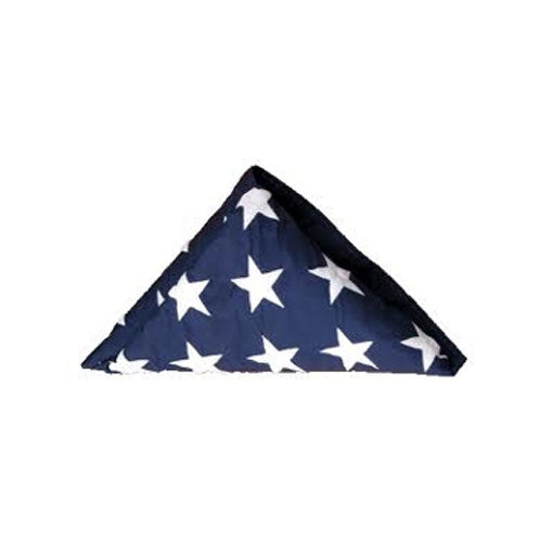 Flags Connections - Pre-Folded American Flags - Fit 5' x 9.5' Casket Flag.