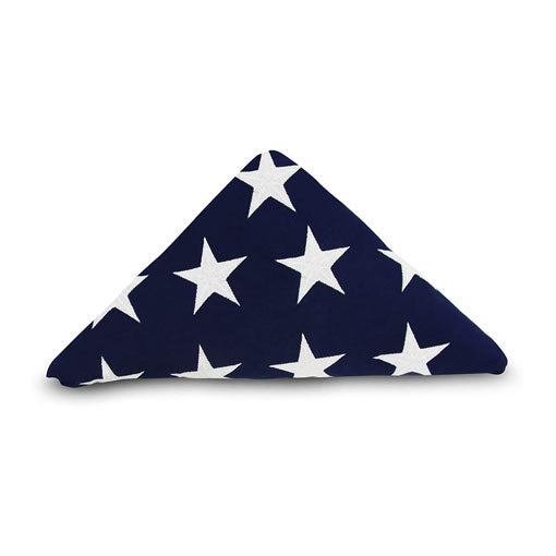 Pre-Folded American Flags - Made in USA - American made flags and hand folded by veterans.