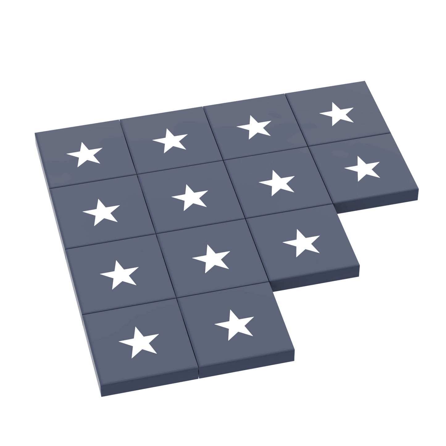 Presidential Star Carpet / Floor Tile - Custom Printed - Made with LEGO Parts