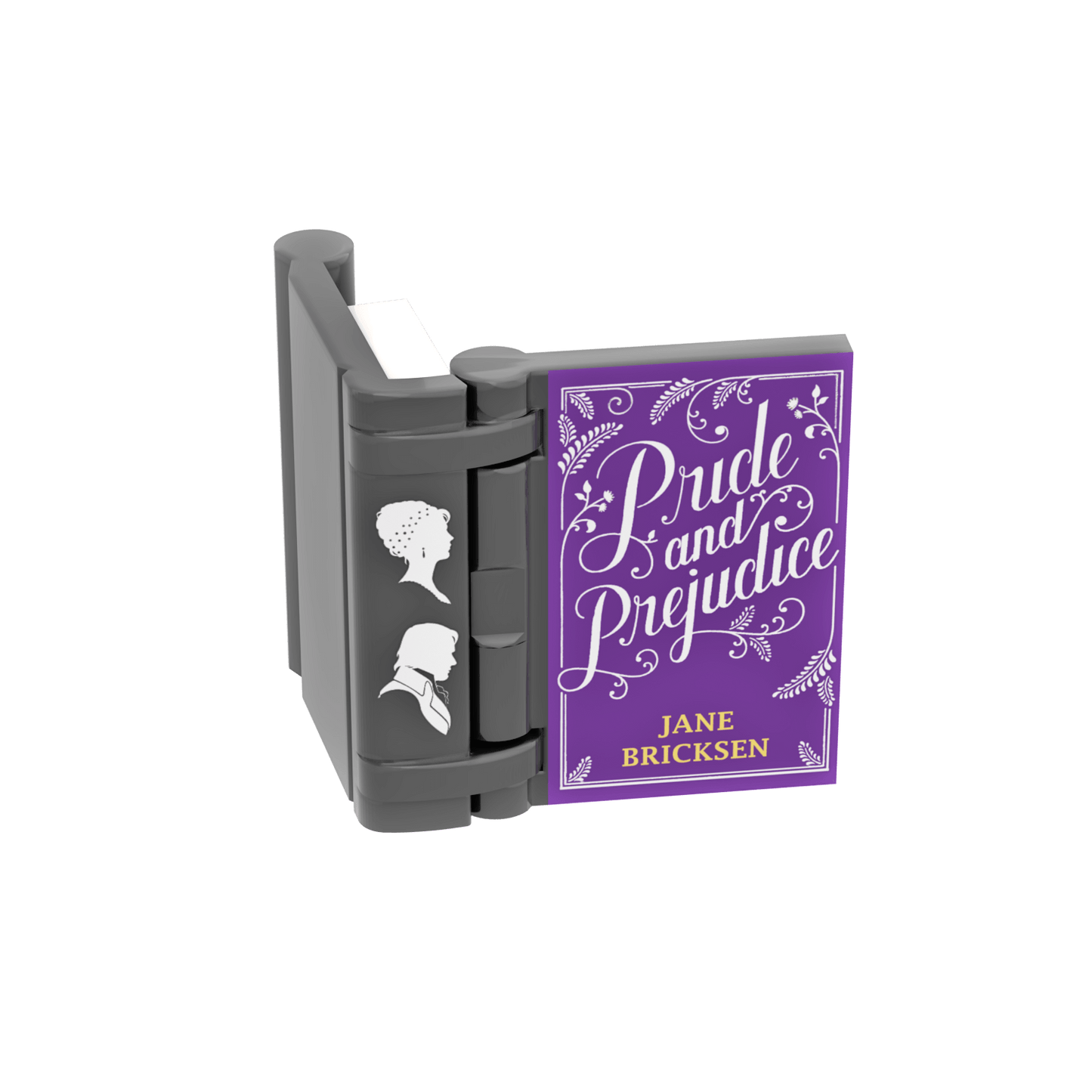"Pride and Prejudice" Book - Custom Printed Minifig Scale - Made using LEGO® Parts