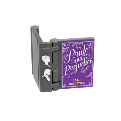 "Pride and Prejudice" Book - Custom Printed Minifig Scale - Made using LEGO® Parts