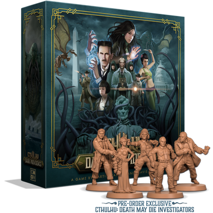 Cthulhu: Dark Providence with exclusive Cthulhu: Death May Die Investigators