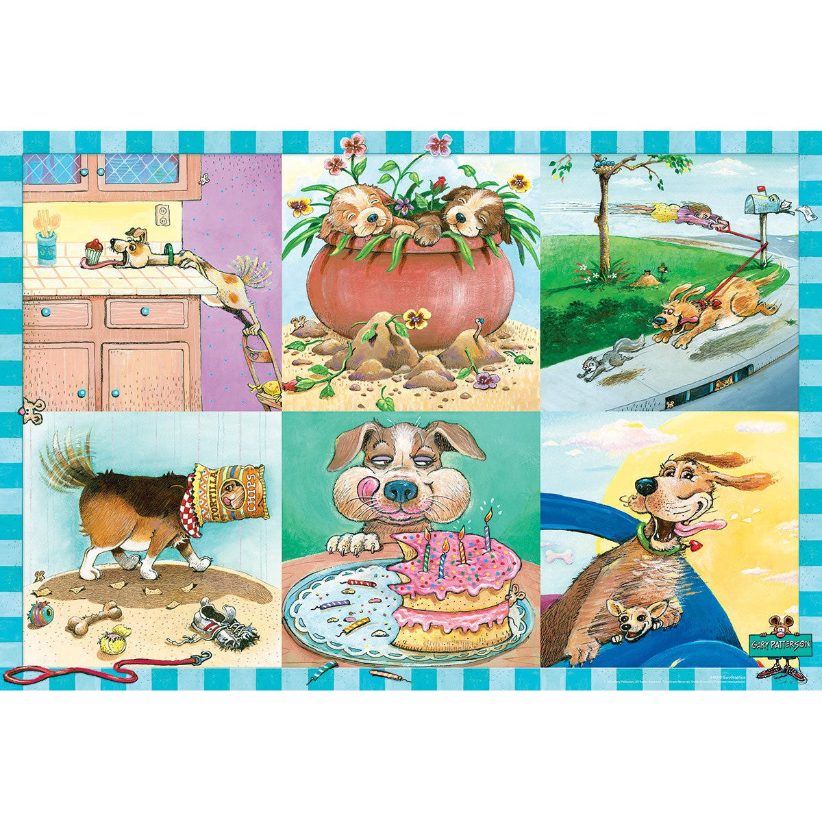 Puppy Trouble 100 Piece Jigsaw Puzzle Eurographics