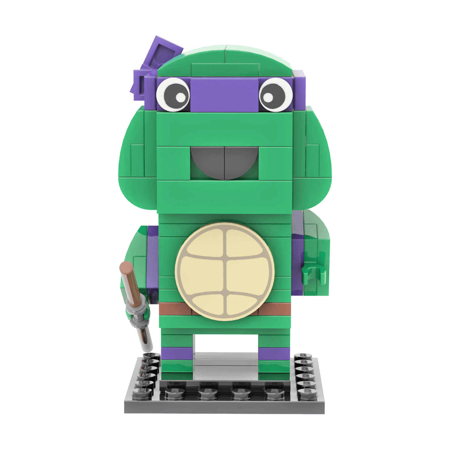 Purple Turtle Brick Building Set - Custom Building Set - Made Using LEGO® Parts