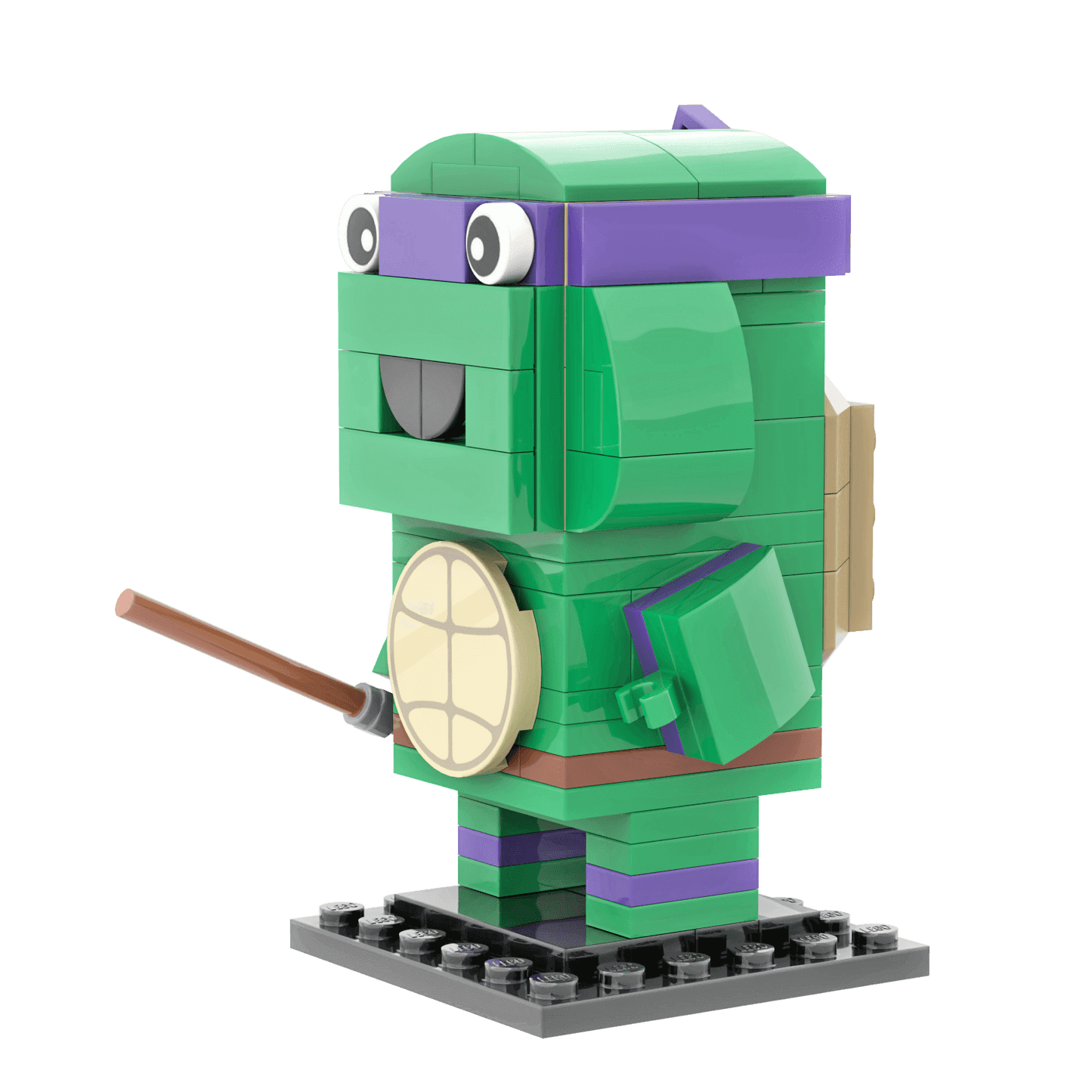 Purple Turtle Brick Building Set - Custom Building Set - Made Using LEGO® Parts