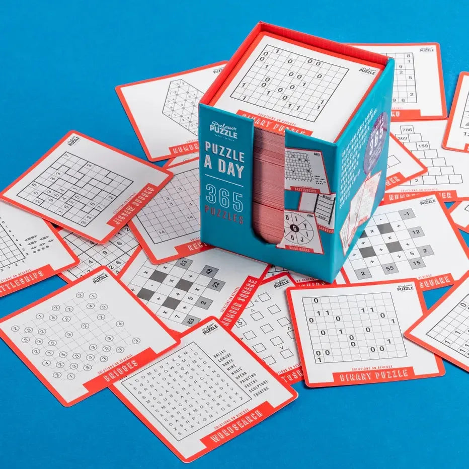 Puzzle a Day - 365 Puzzles Give You Brain a Daily Workout - Professor Puzzle