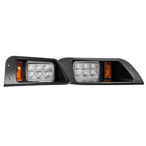 12V Golf Cart LED Headlight Tail Light Kit Legal Street For EZGO TXT 1996-2013