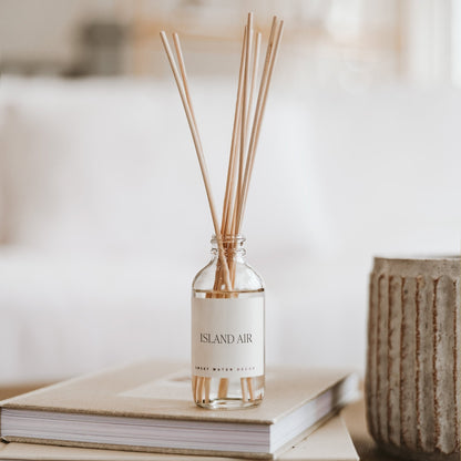 Island Air Clear Reed Diffuser by Sweet Water Decor