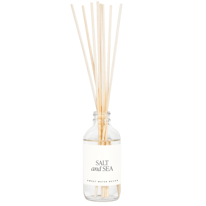 Salt and Sea Clear Reed Diffuser by Sweet Water Decor