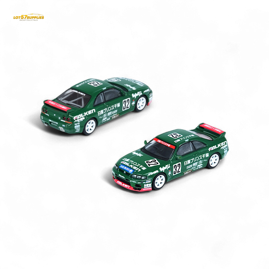 Inno64 NISSAN SKYLINE GT-R R33 #32 "PRINCE CHIBA FALKEN" N1 Super Endurance Series - TOKACHI 24H 1996 1:64