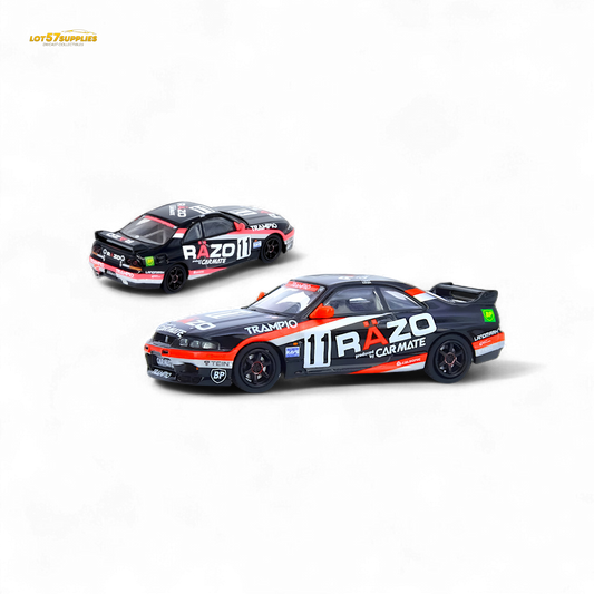 Inno64 NISSAN SKYLINE GT-R R33 #11 "RAZO TRAMPIO" N1 Super Endurance Series - SENDAN HIGHLAND 1995 Winner 1:64
