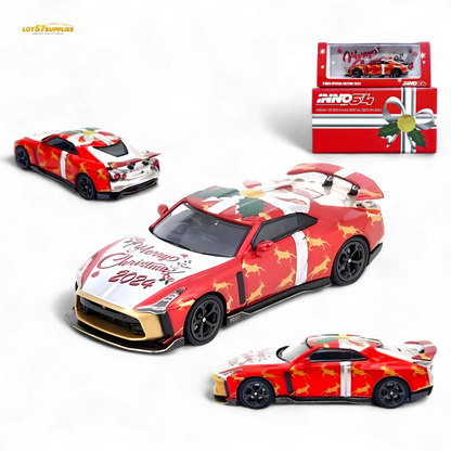 INNO64 Nissan GT-R50 "X'MAS 2024" Special Edition 1:64
