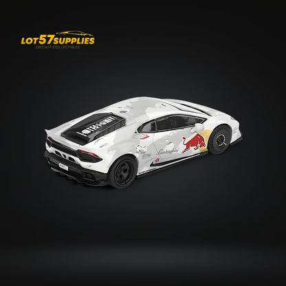 Mini-GT Lamborghini Huracan LB Works Ver. 2 Mad Mike NIMBUL RedBull Camouflage 1:64 MGT00967