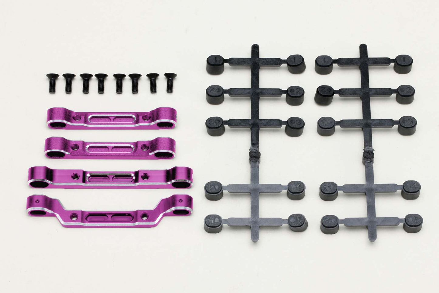 RD-301ASP Yokomo RD2.0 Aluminum Adjustable Suspension Mount Set (Purple)