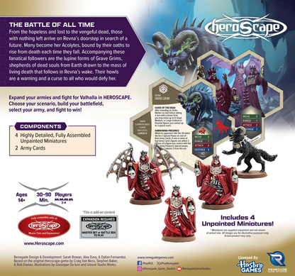 Heroscape: Revnan Acolytes & Grave Grim Common Army Expansion