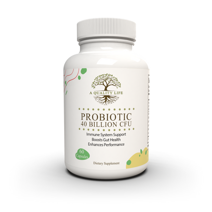 Probiotic 40 Billion CFU by A Quality Life Nutrition