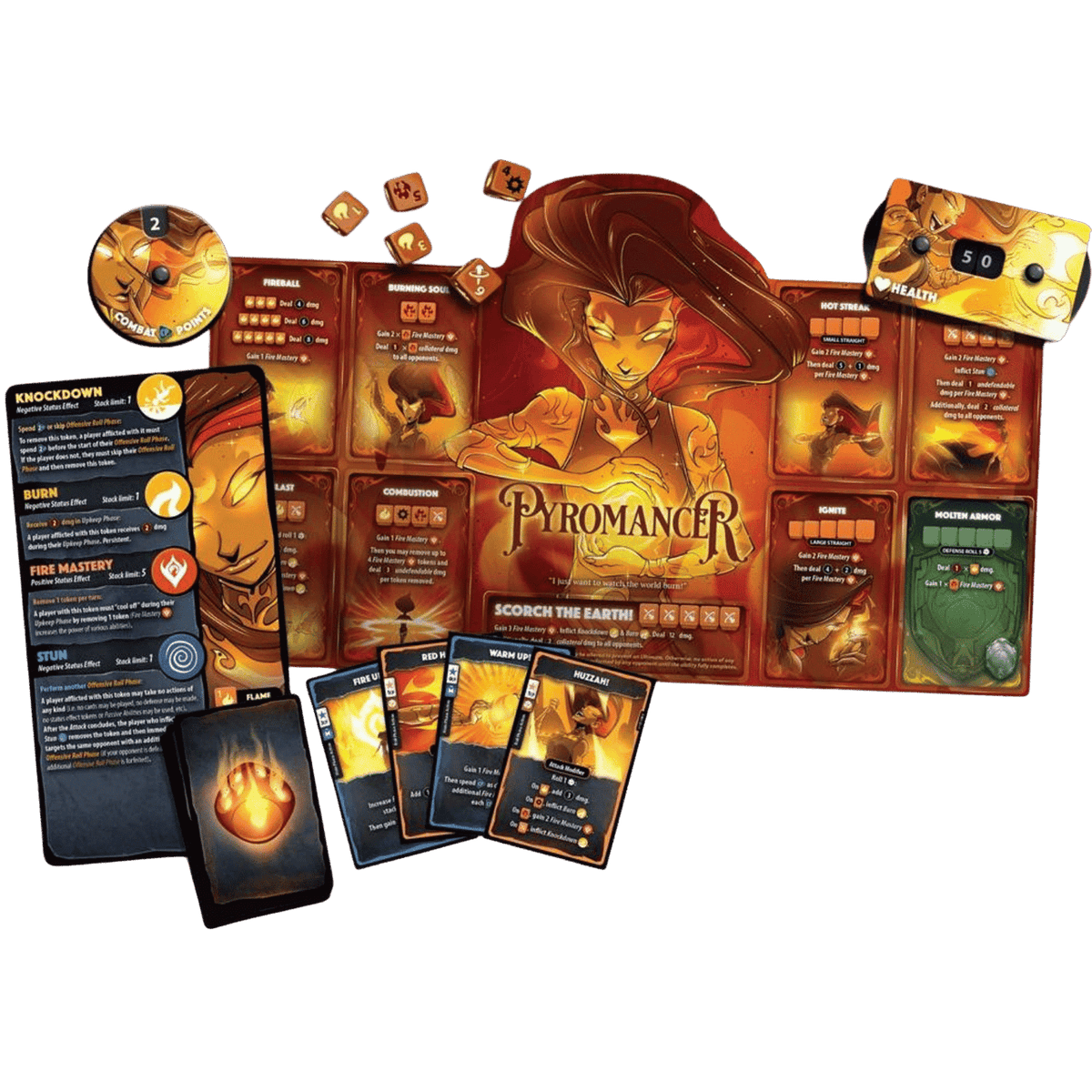 Dice Throne: Hero Pack - Pyromancer